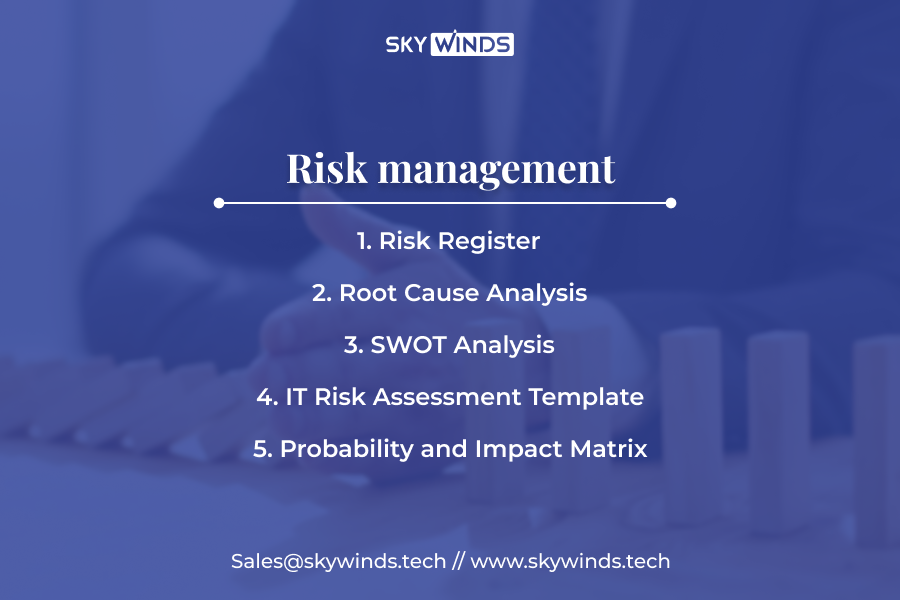 Risk management for app development