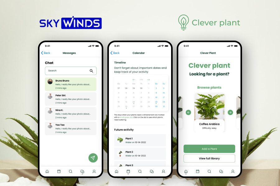 Skywinds Solutions Builds a Thriving Green Community App for Plant Lovers (Case Study)