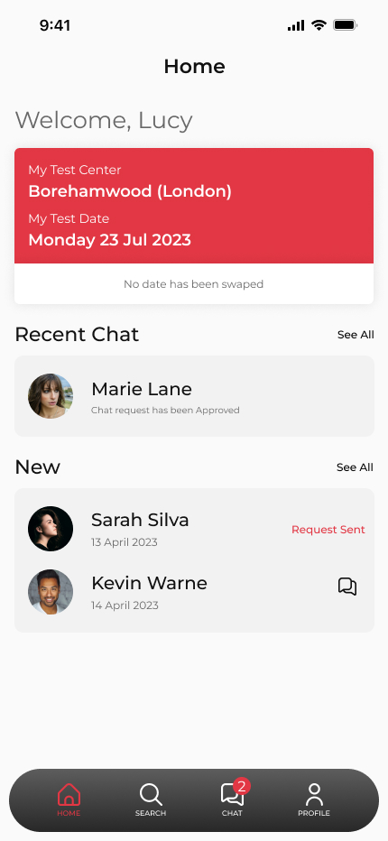 DTD Swap App - Home